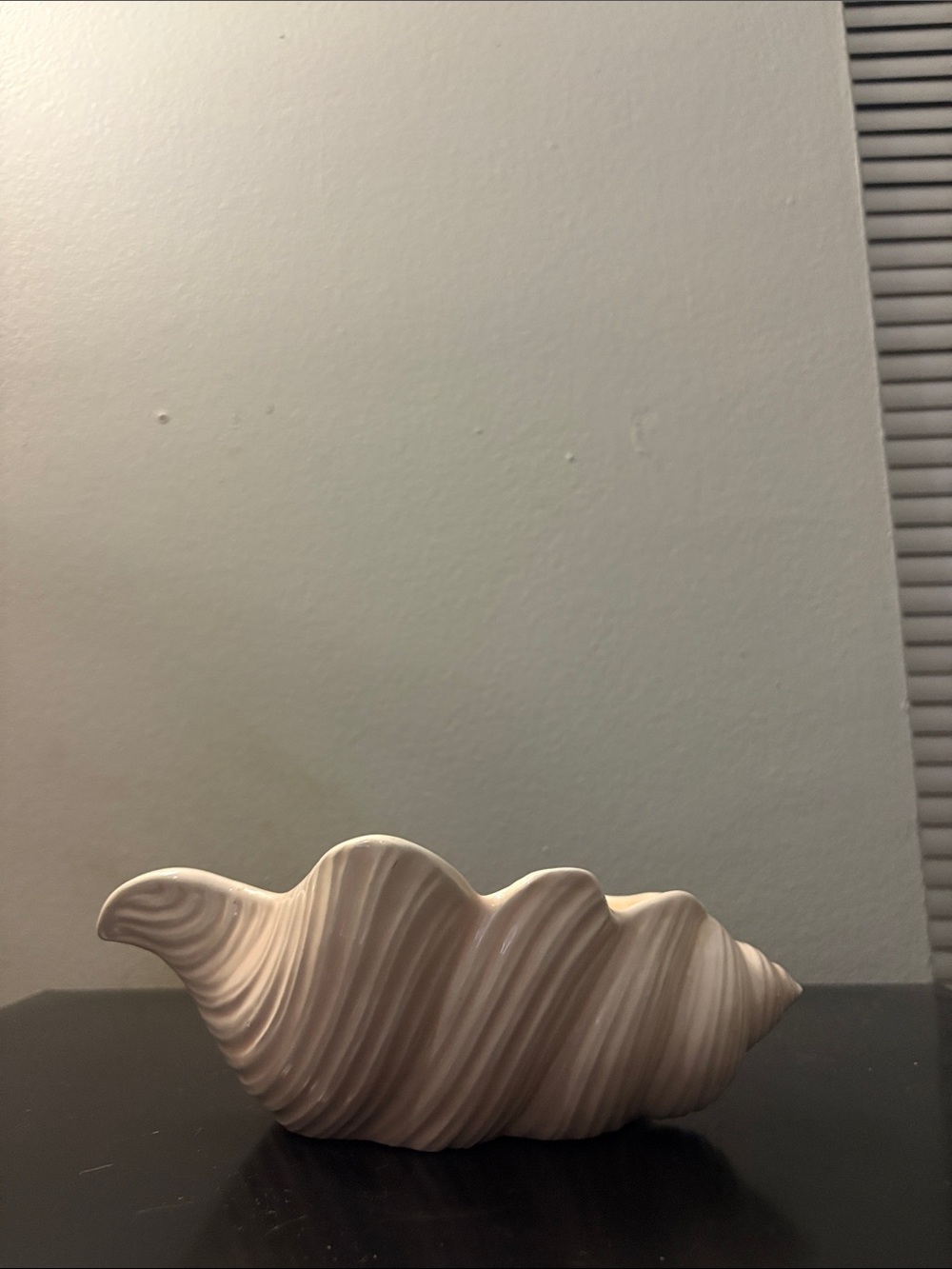 Ceramic Shell Sculpture/ planter